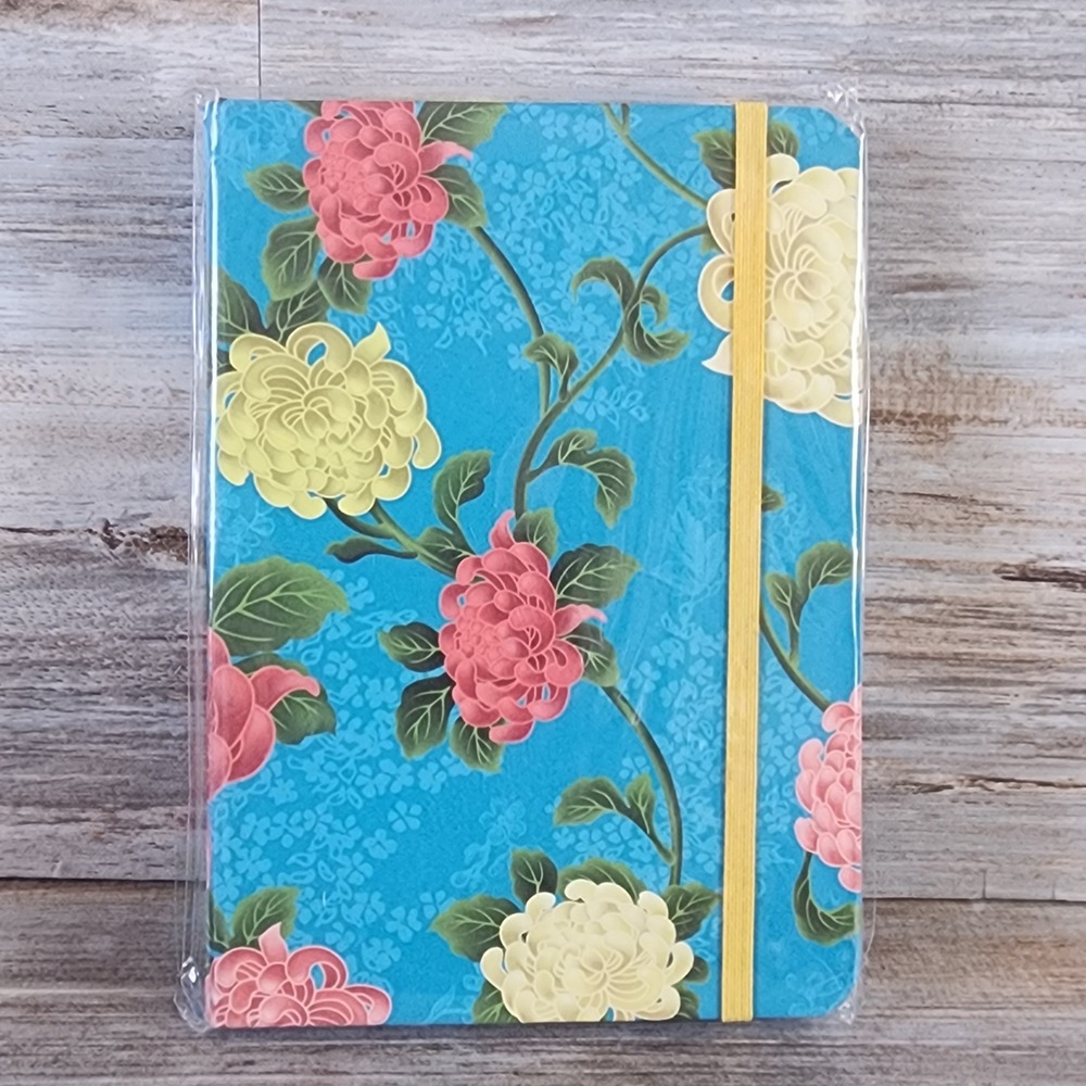 Christopher Vine Design Australia Floral Journal Turquoise Pink Yellow Notebook